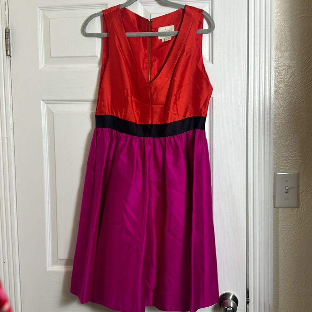 Kate spade color blocked dress size 6
